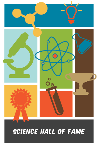 Science Hall of Fame graphic